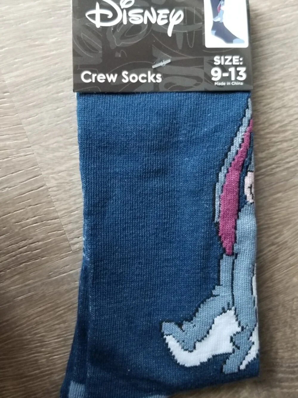Disney Winnie the Pooh/Eeyore 2-Pair Adult Novelty Crew Socks